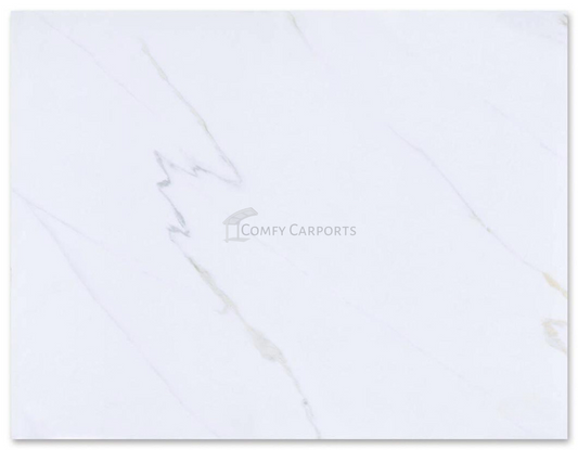 Imitation PVC Marble Sheet White 2.44m x 1.22m x 3mm