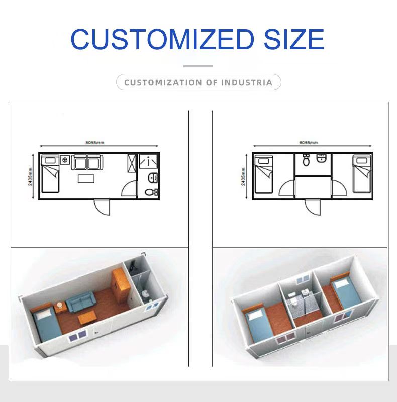 6M X 3M Detachable Corrugated Container House DIY Package