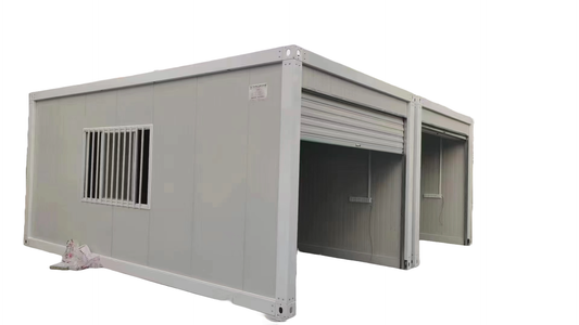 6M X 6.6M x 2.8M = 39.6sqm Detachable DIY Double Car Garage - Storage Shed 3.3m Roller Doors