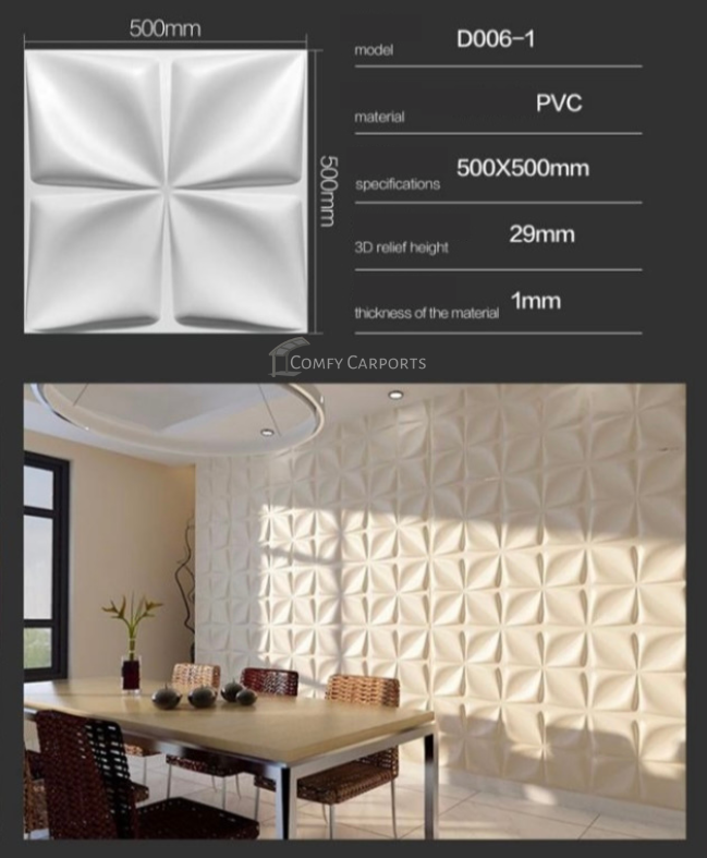 Cross 3D Wall Panel